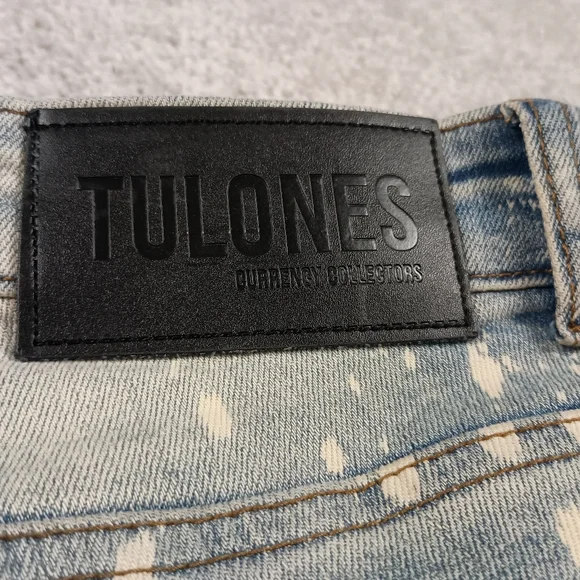 NEW WOT Tulones Currency Collection Men's Dust Wash Denim Jeans Size 34 NWOT - Picture 12 of 16